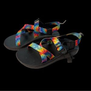 Chaco Ecotread Sandals Tie Dye Rainbow Multicolor JCH199812 Kids Youth Size 5
